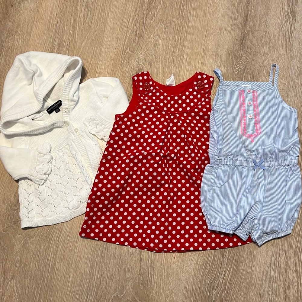 Bundle of girls 9M clothing.
